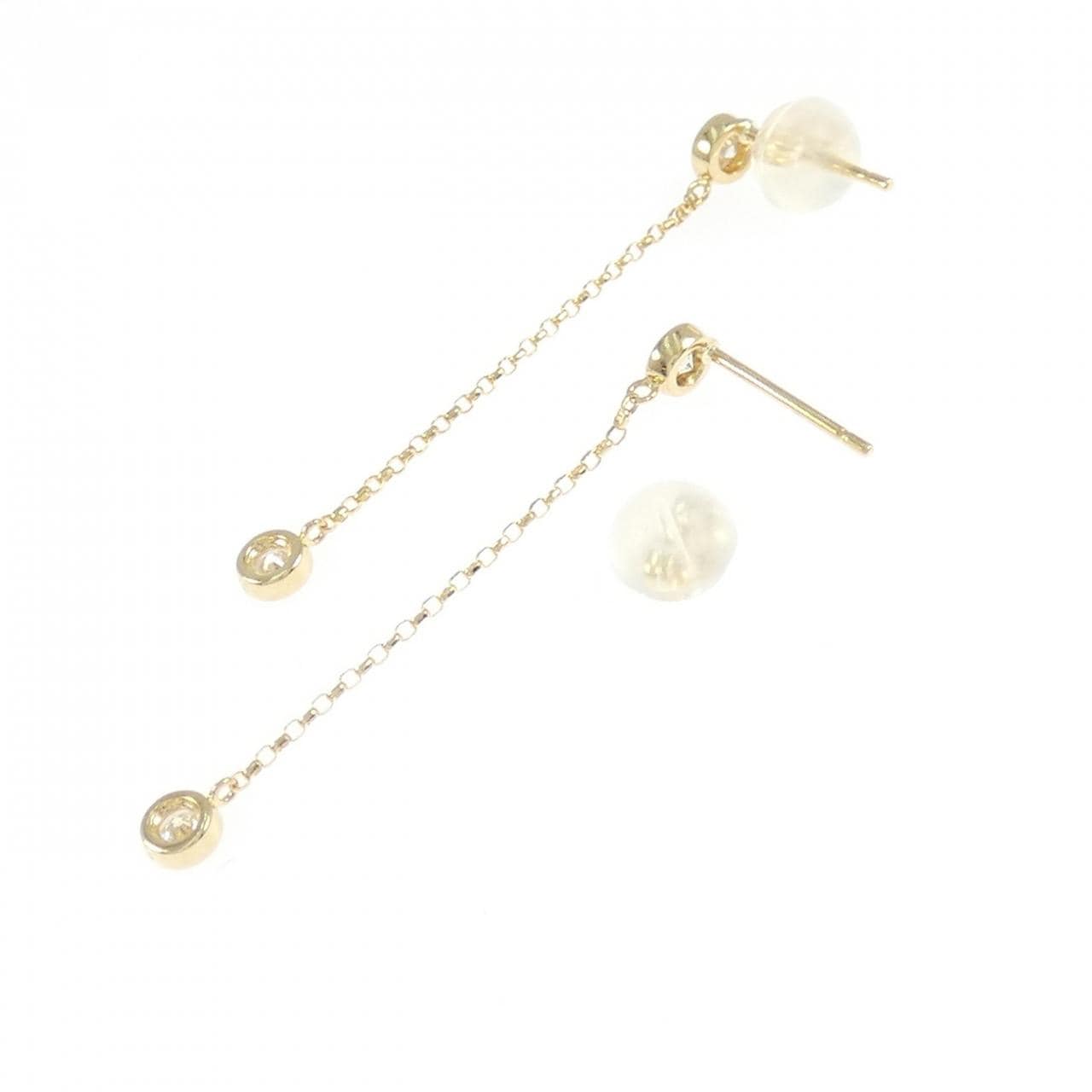 K18YG鑽石耳環0.20CT