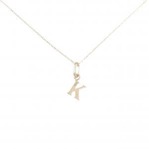 【新品】K10YG イニシャルK ネックレス
