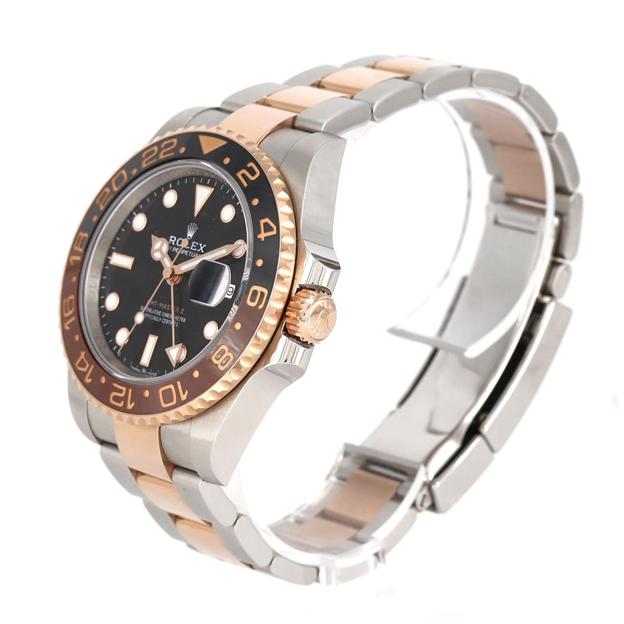 ロレックス GMTマスターⅡ 126711CHNR SSxPG 自動巻 ランダム番