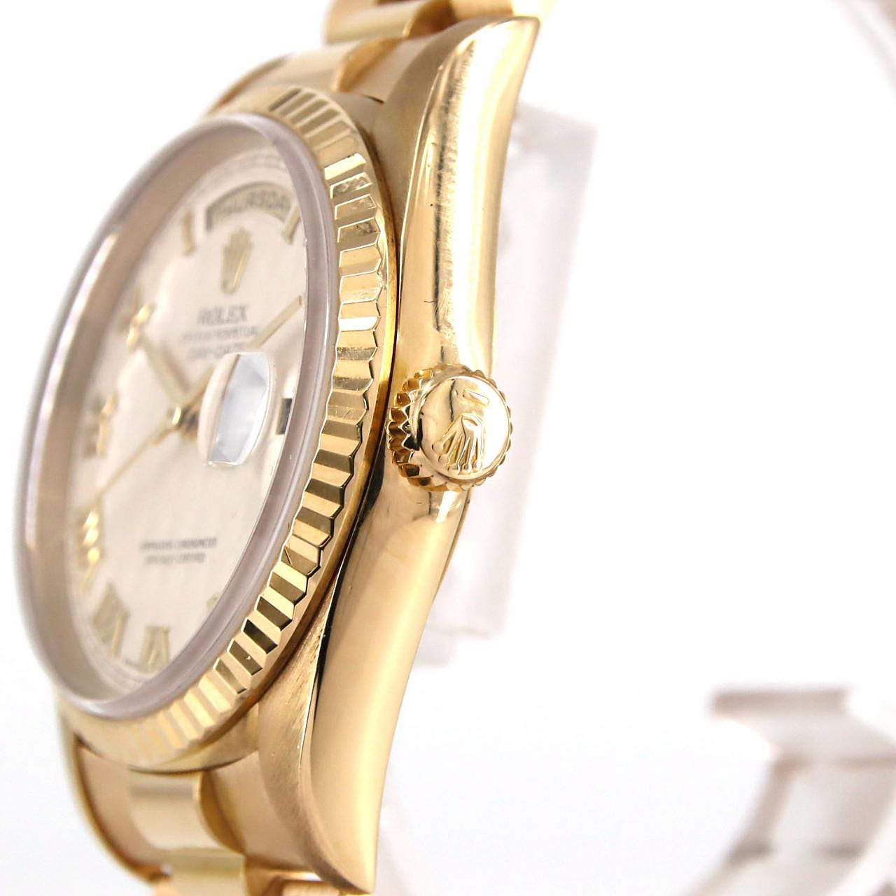 【ノーメンテナンス還元価格】ロレックス デイデイト 18238 YG 自動巻 E番
