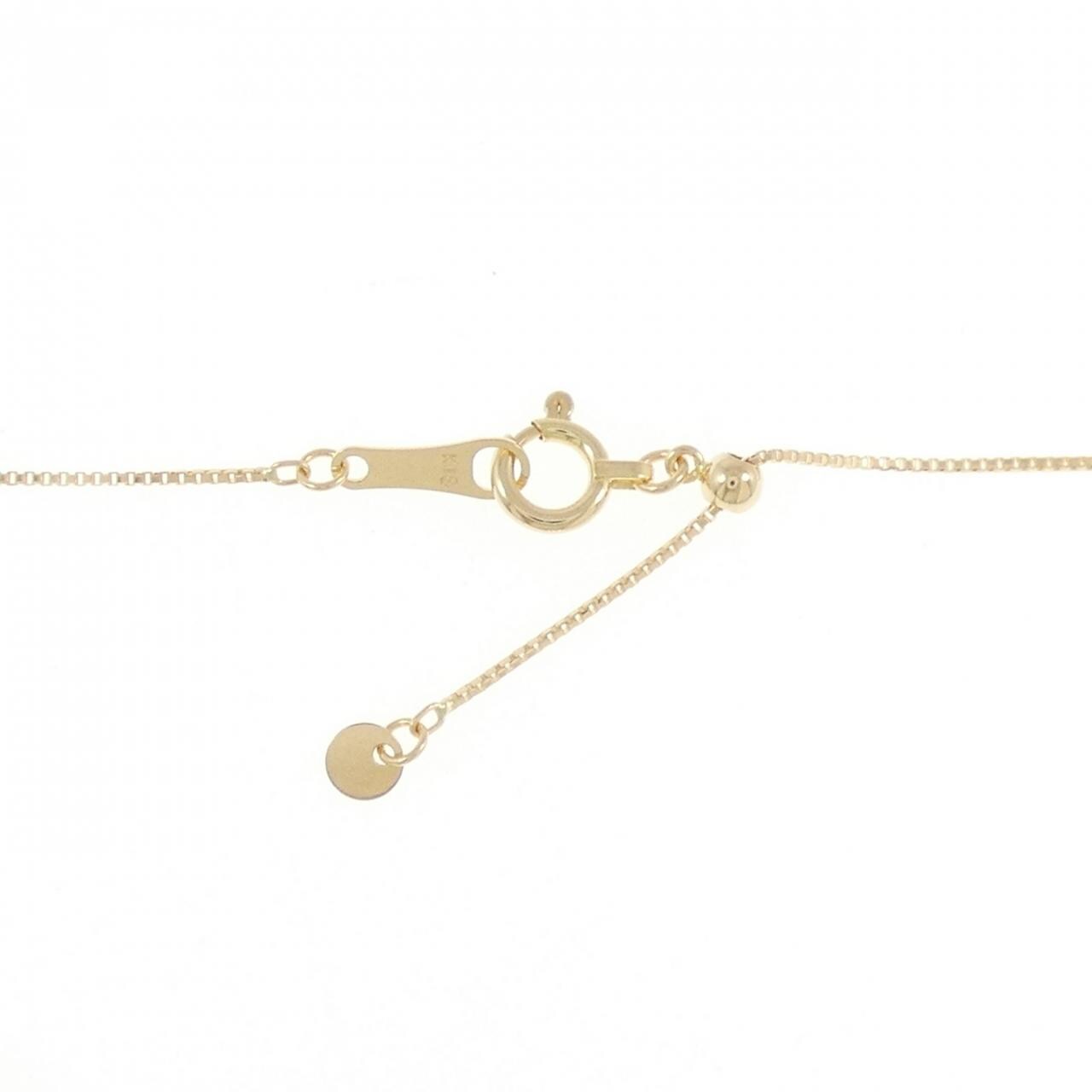 K18YG ダイヤモンド ネックレス 0.08CT