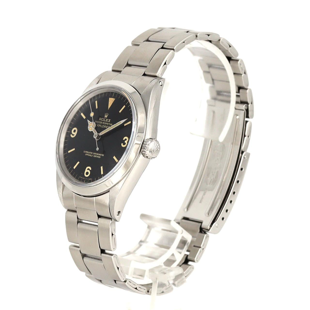 ロレックス エクスプローラーⅠ･”ミラーダイヤル” 1016 SS 自動巻 1番台