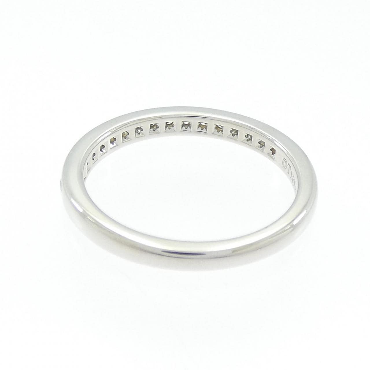 ティファニー ハーフサークル チャネルセッティング リング