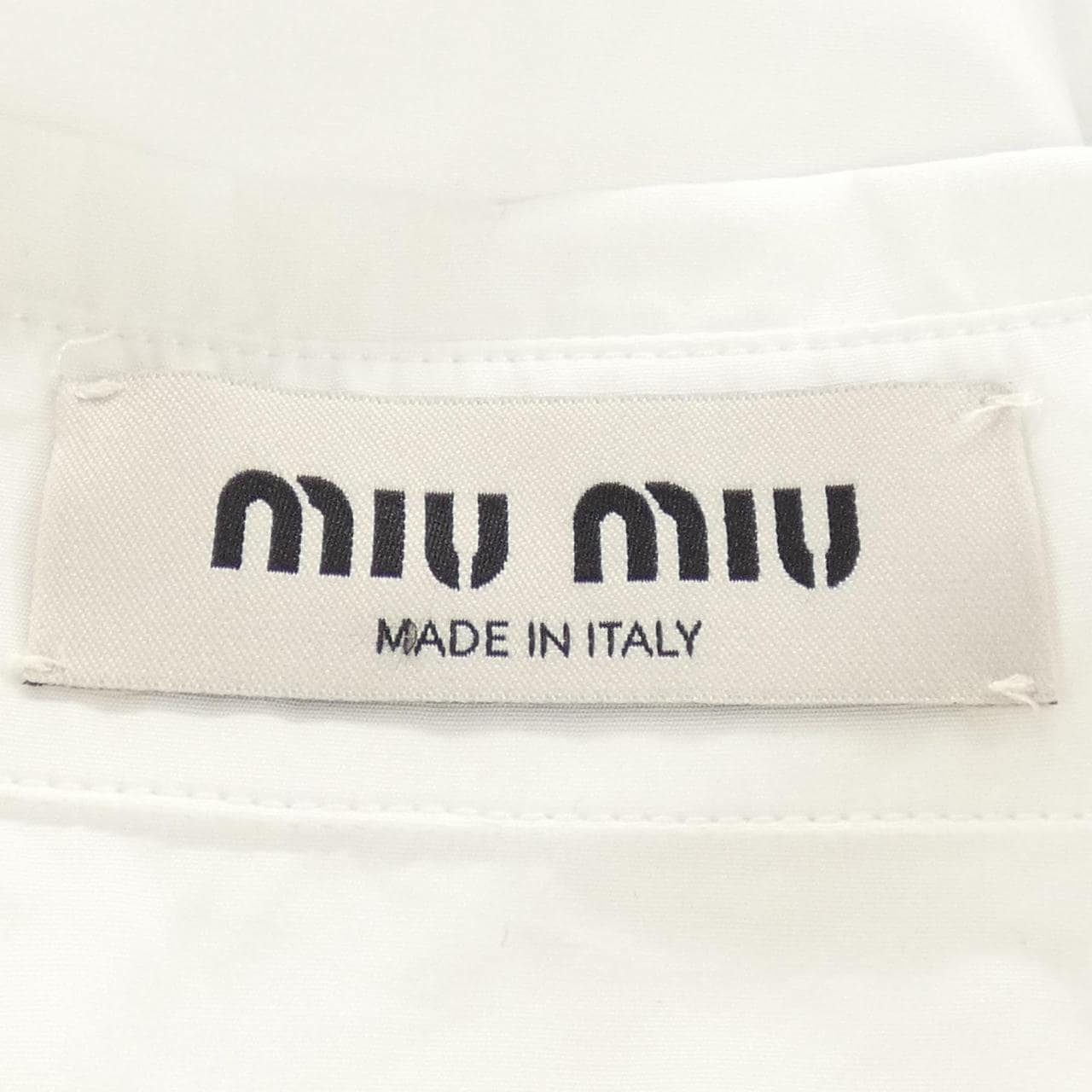 ミュウミュウ MIU MIU ポプリンシャツ MK1657 10RG シャツ
