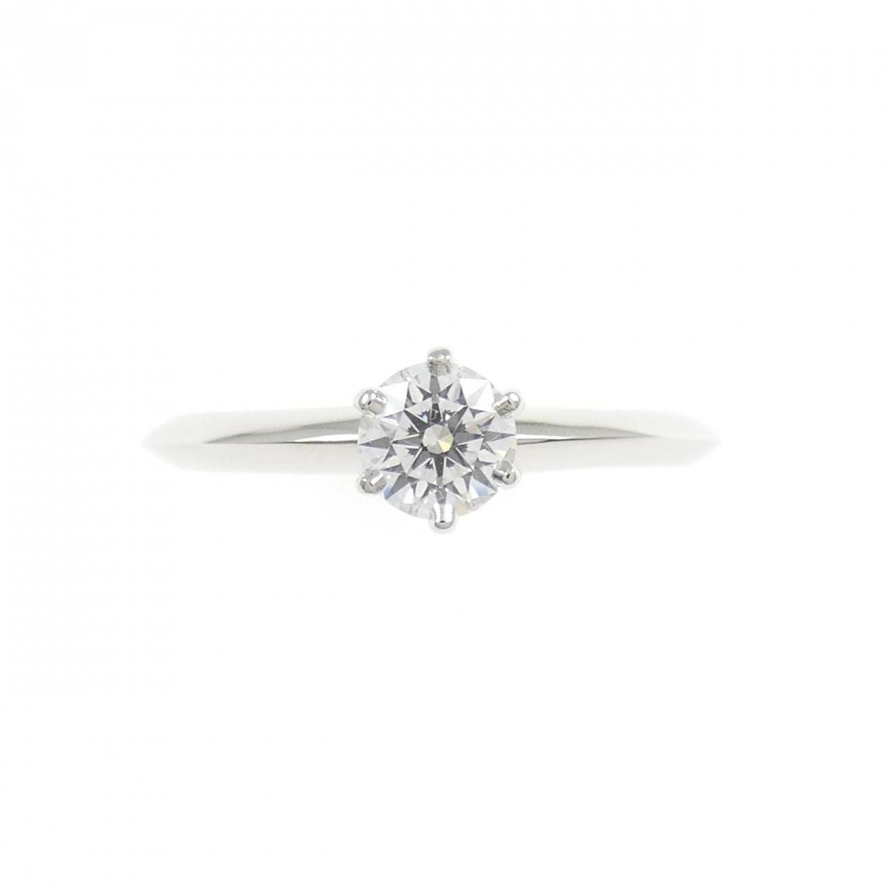 ティファニー クラシックソリティア リング 0.30CT D VVS2 EXT