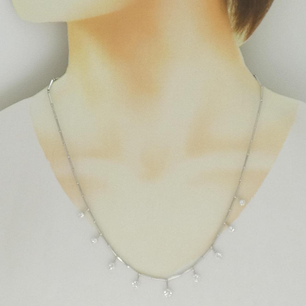 PT900/PT850 ダイヤモンド ネックレス 2.00CT