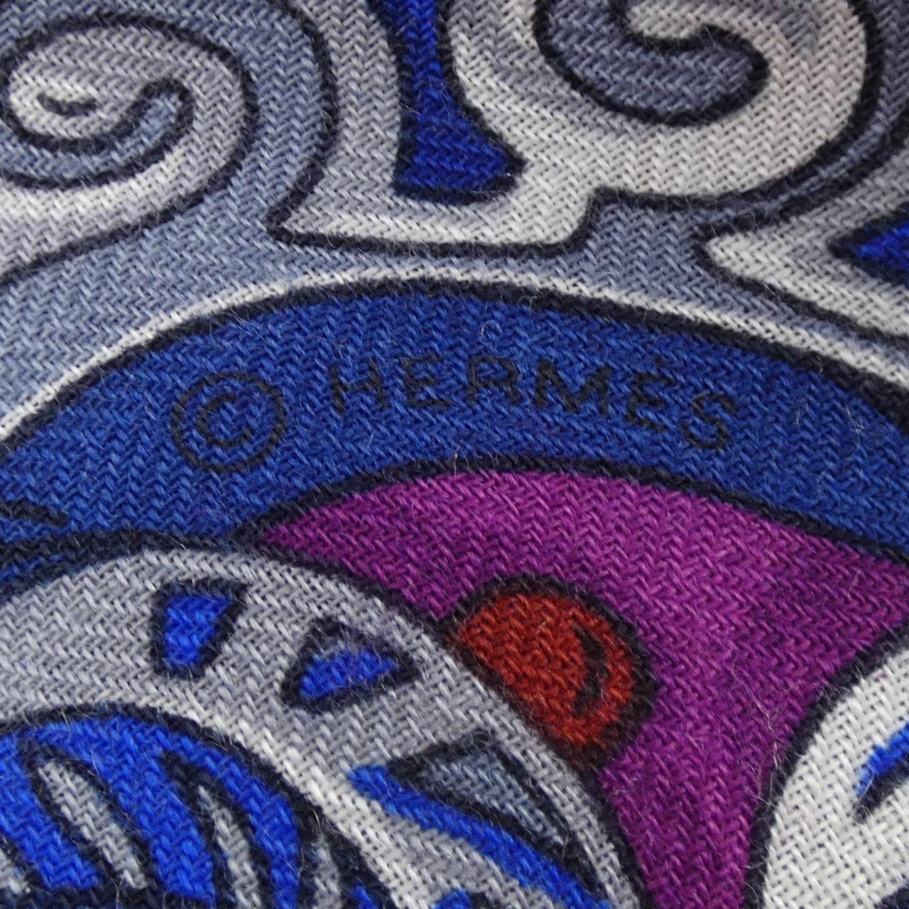 エルメス HERMES ZENOBIE REINE DE PALMYRE カレジェアン140. ショール