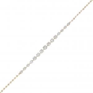 K18YG ダイヤモンド ブレスレット 0.50CT