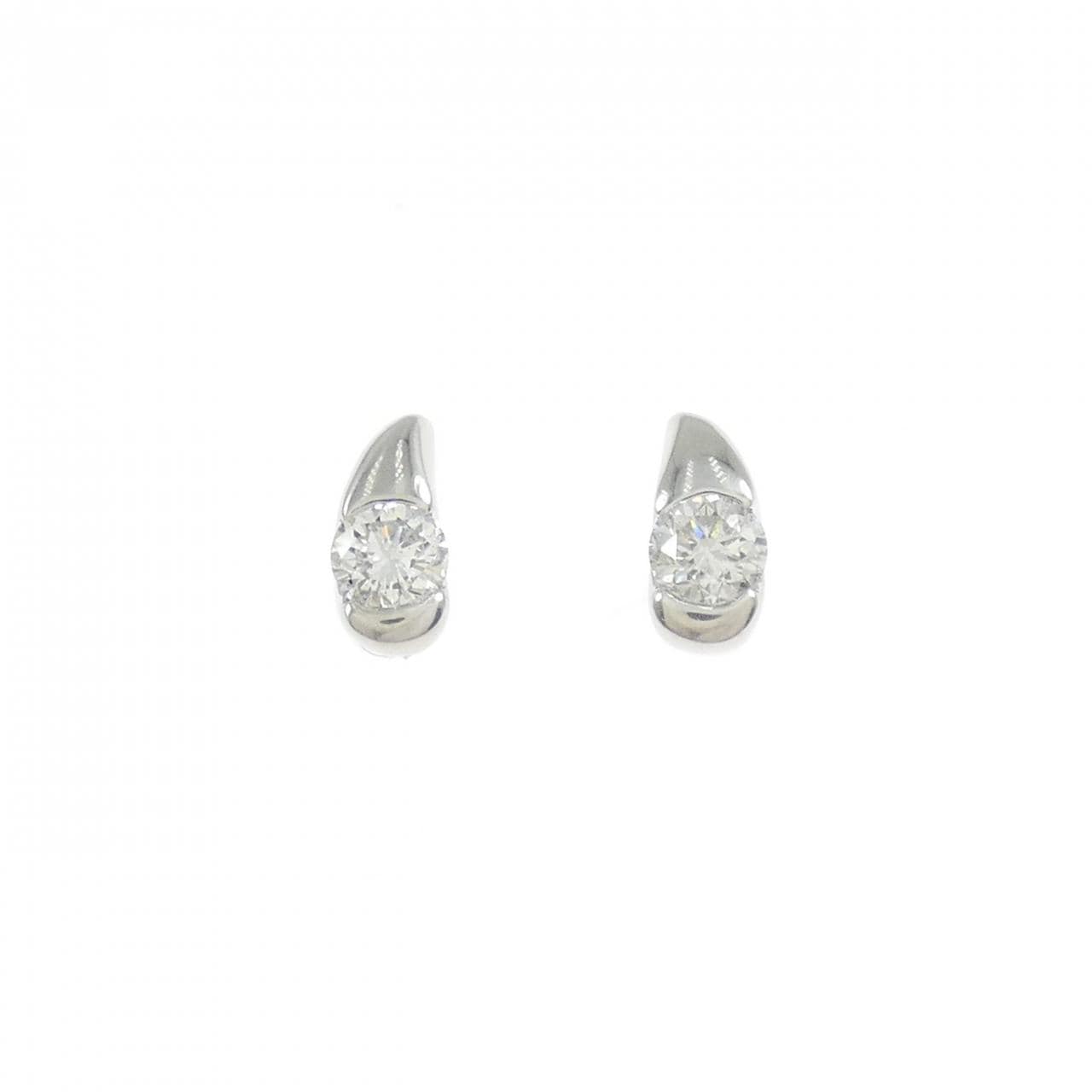 PT900 ダイヤモンド ピアス 0.30CT