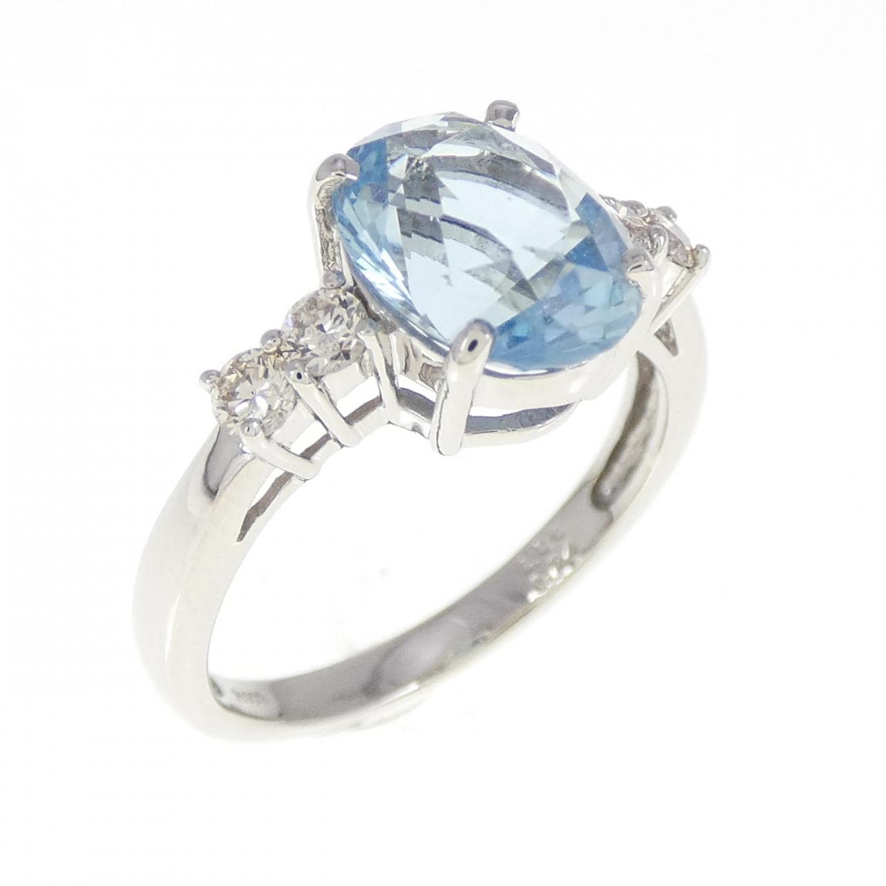 [再加工款] PT海蓝宝戒指 2.05CT