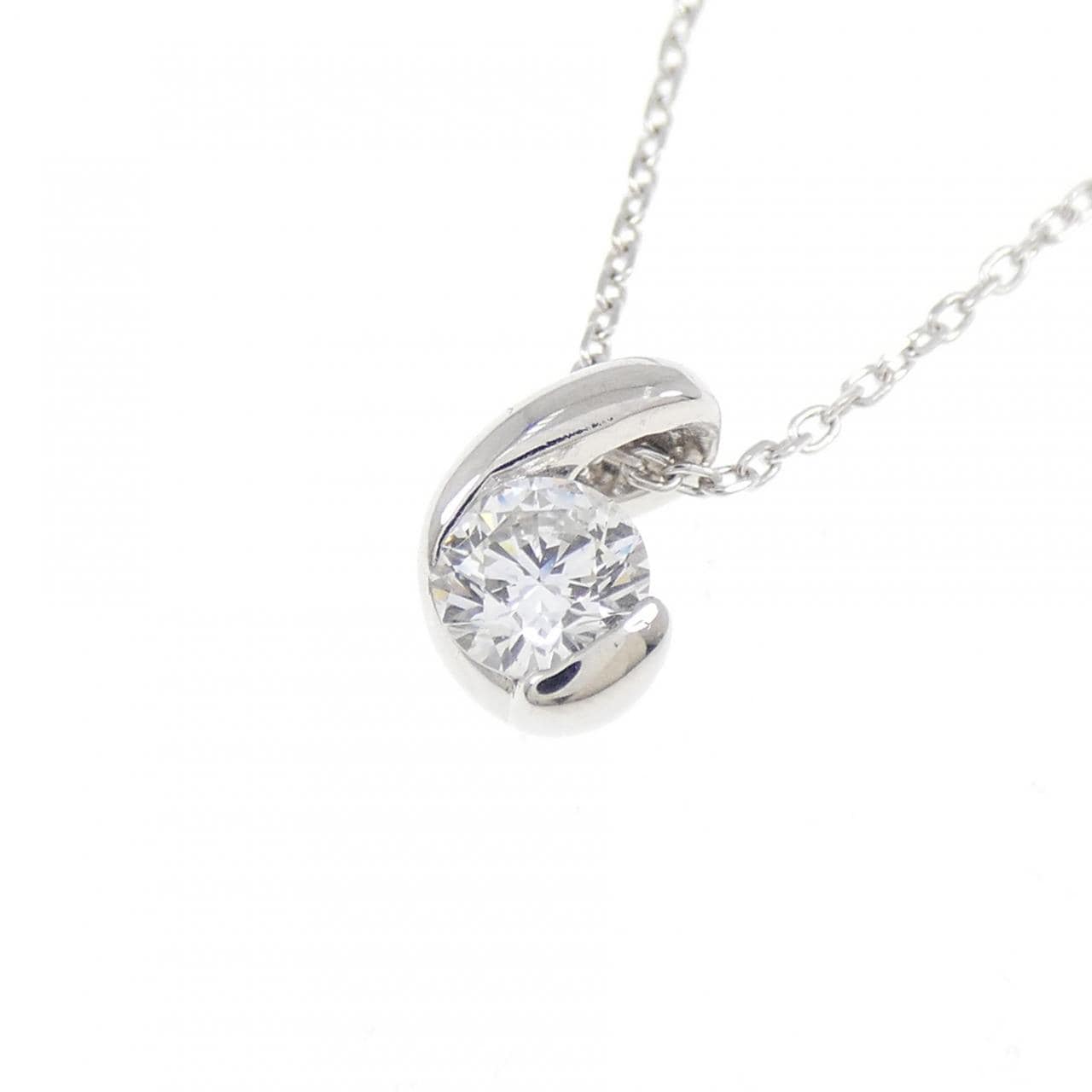 PT900/PT850 ダイヤモンド ネックレス 0.272CT