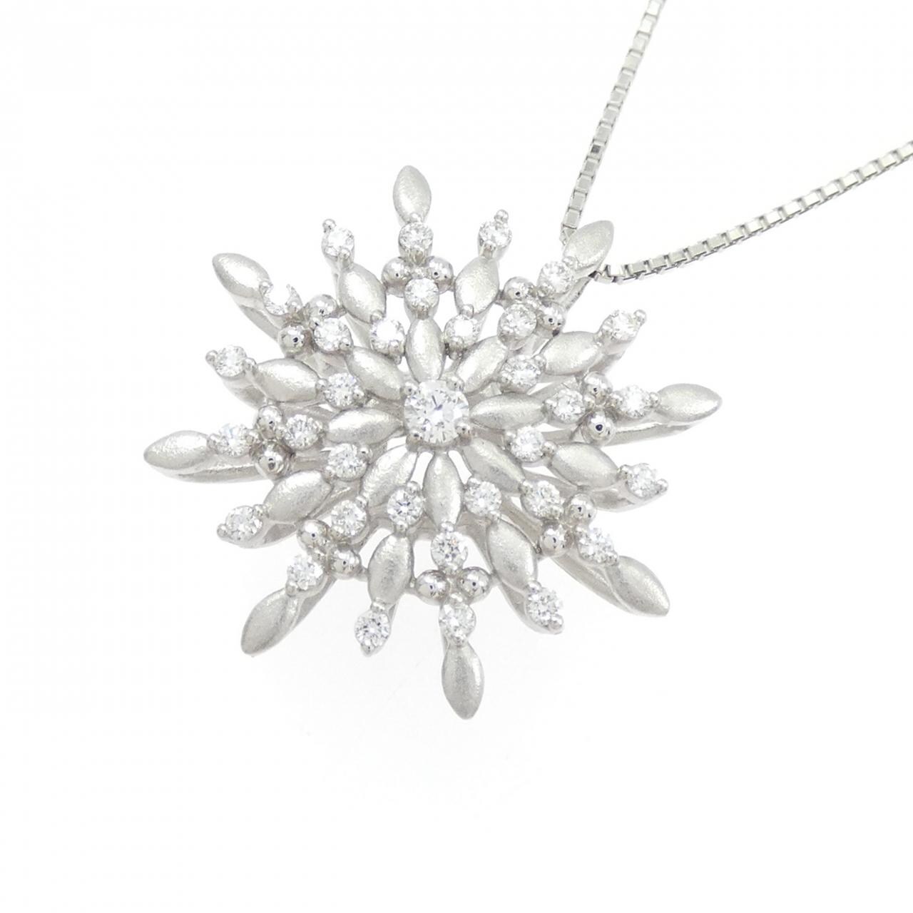 PT900/PT850 ダイヤモンド ネックレス 0.30CT