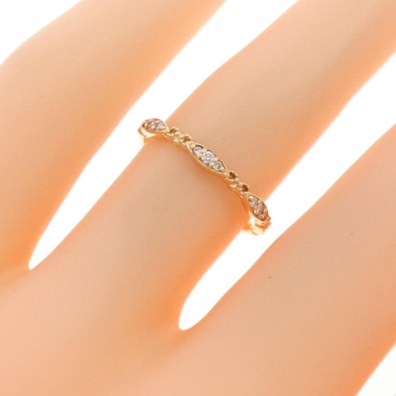 アガット ダイヤモンド リング 0.06CT