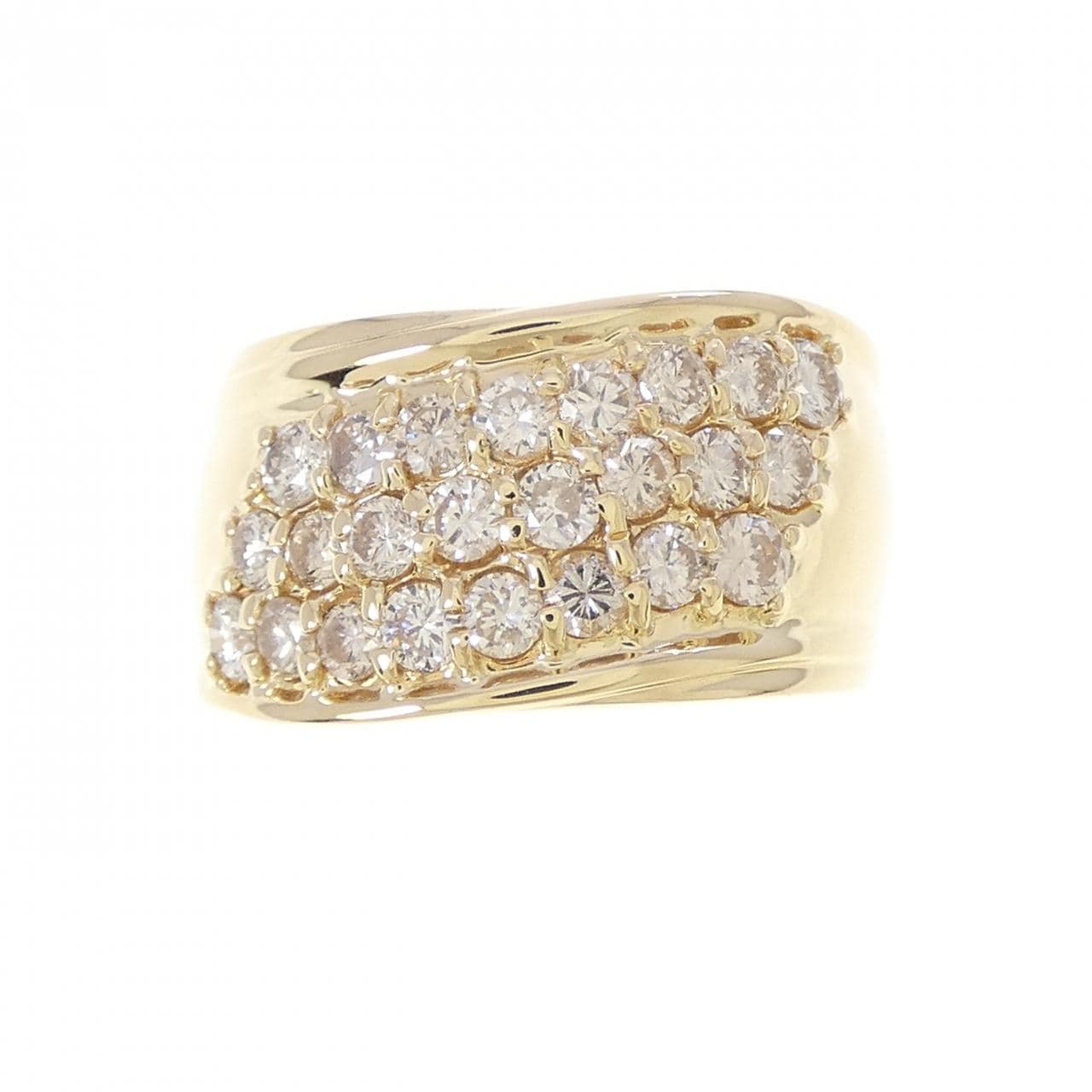 K18YG ダイヤモンド リング 1.00CT