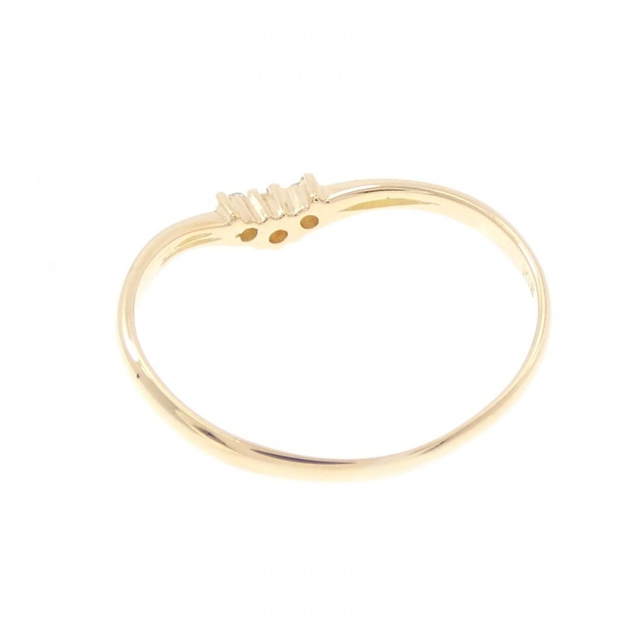 K18YG ダイヤモンド リング 0.05CT
