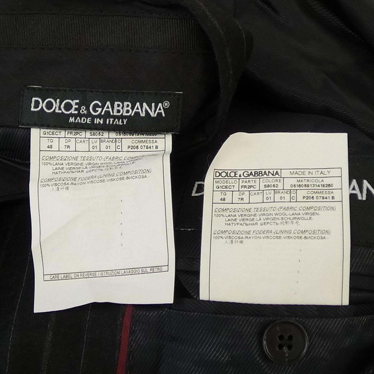 ドルチェアンドガッバーナ DOLCE&GABBANA G1CECT スーツ