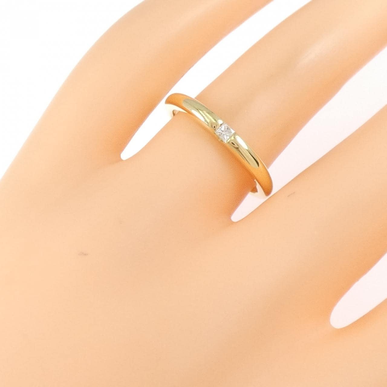 750YG ダイヤモンド リング