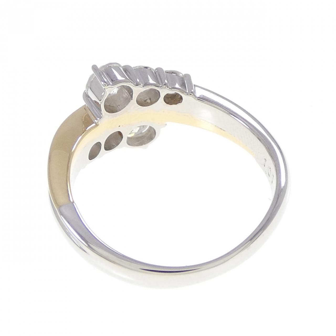 PT900/K18YG ダイヤモンド リング 1.01CT