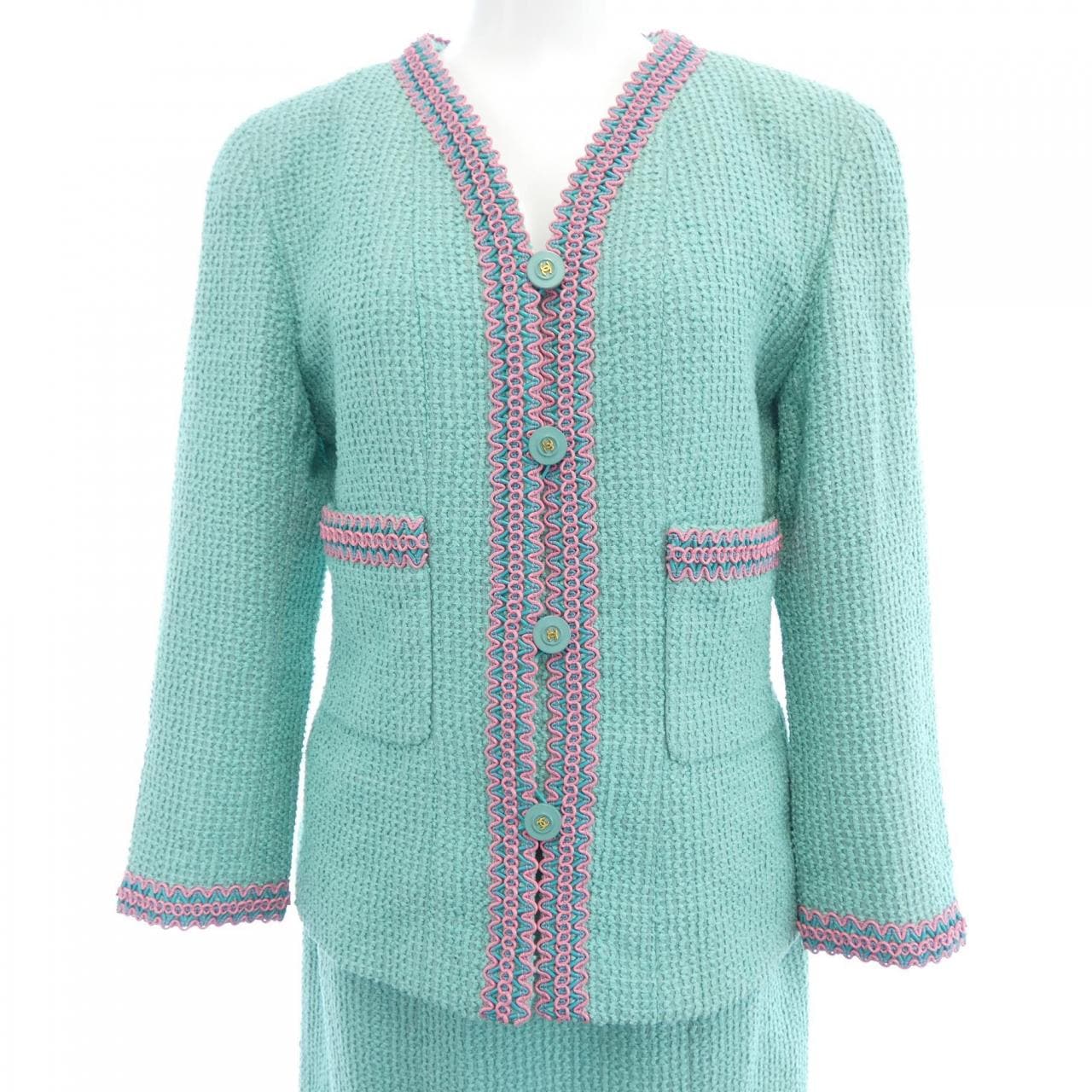 【ヴィンテージ】シャネル CHANEL P03293V03299 94P. スーツ