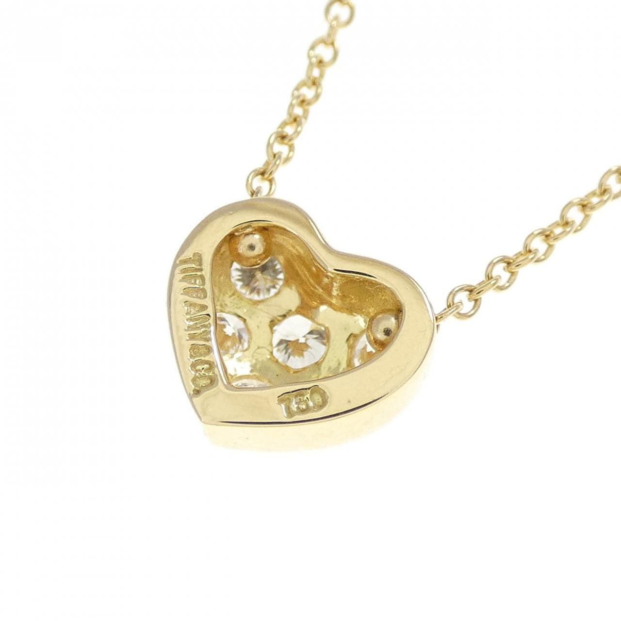 ティファニー パヴェハート ネックレス