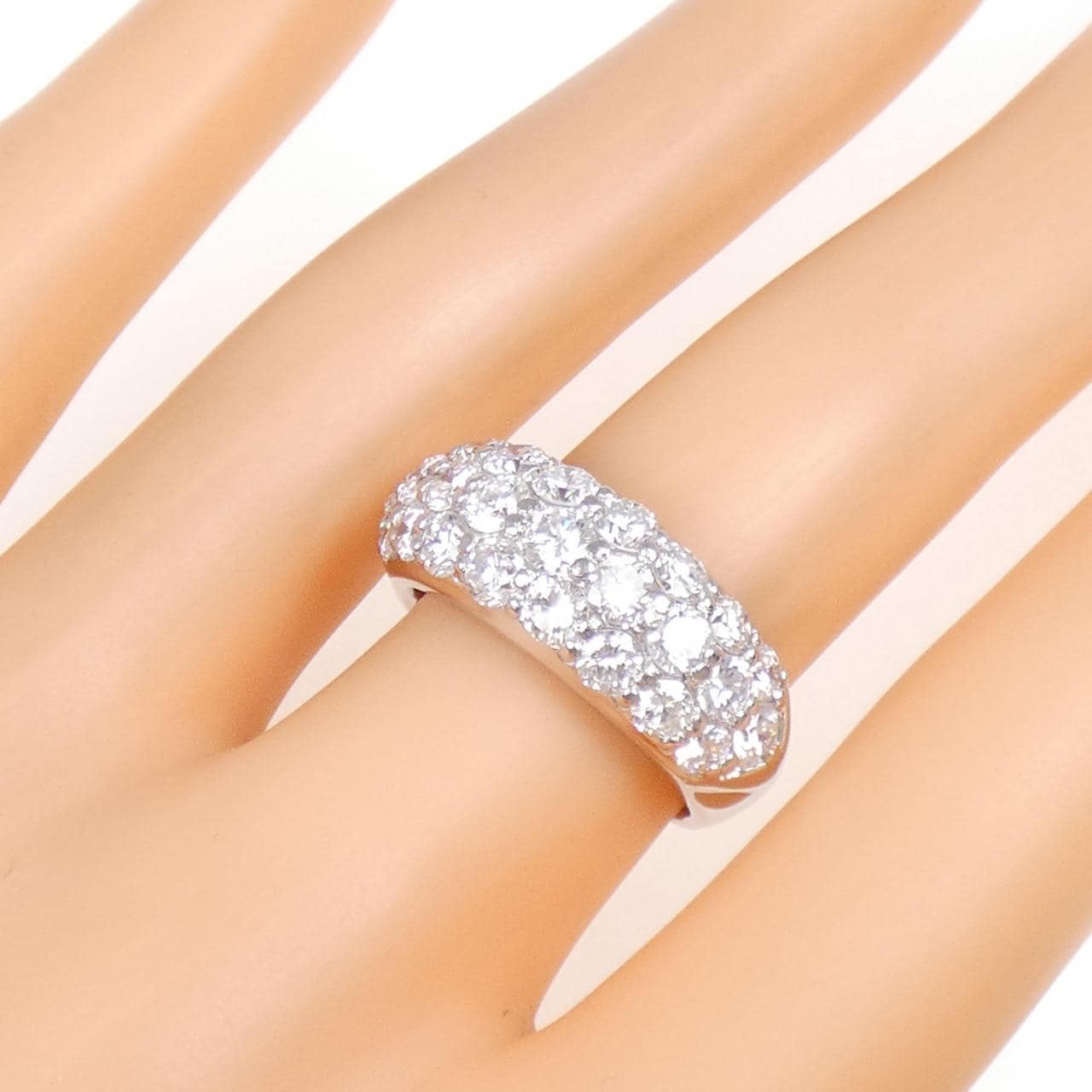 PT900 パヴェ ダイヤモンド リング 2.73CT