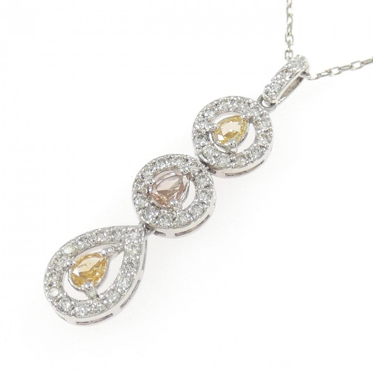 PT900/PT850 ダイヤモンド ネックレス 0.29CT