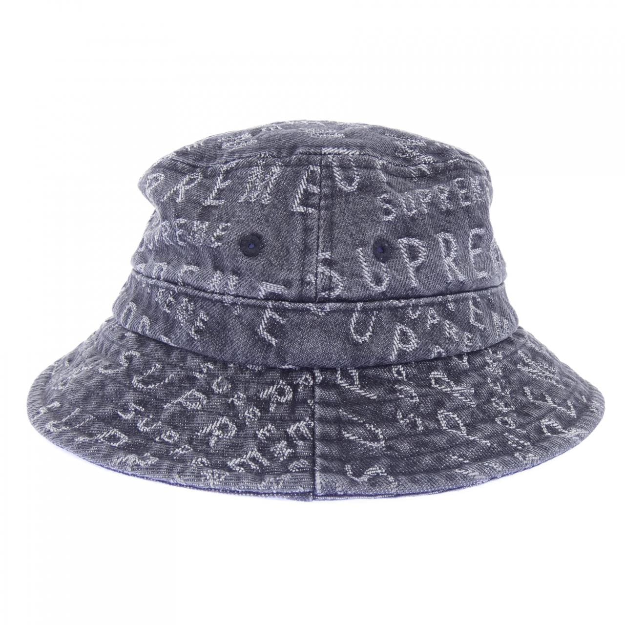 シュプリーム SUPREME jacquredlogosdenimcrusher ハット
