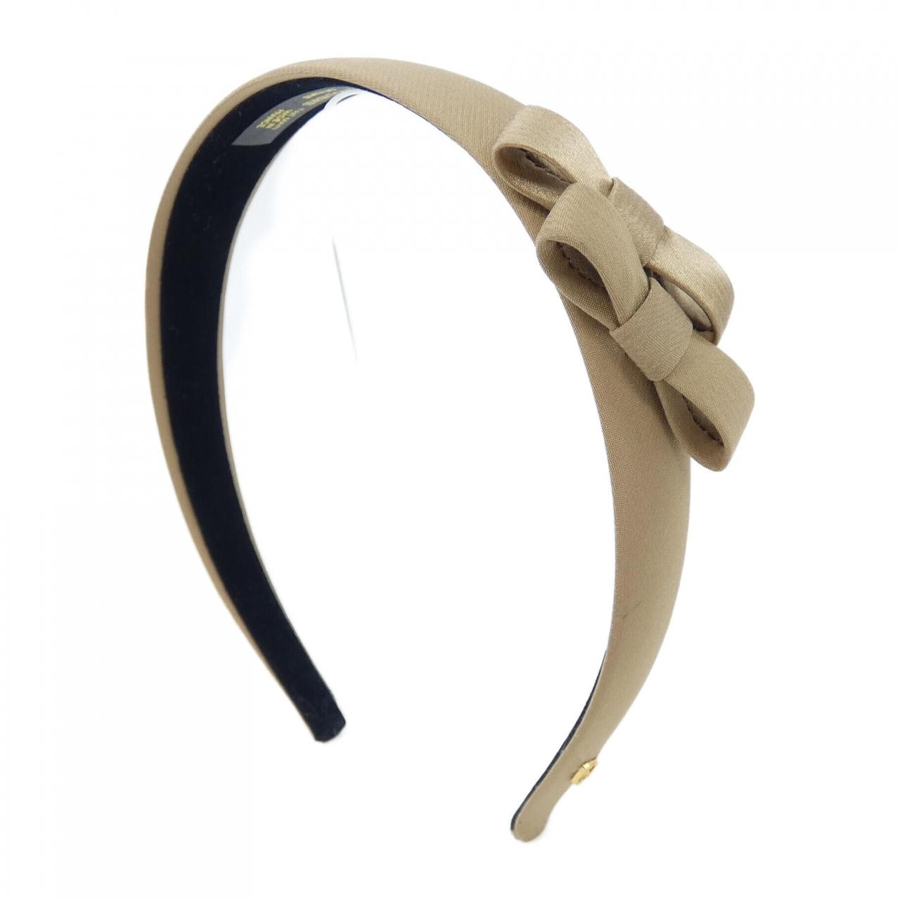 アレクサンドルドゥパリ ALEXANDRE DE PARIS リボン ベージュ HAIR ACCESSORIES