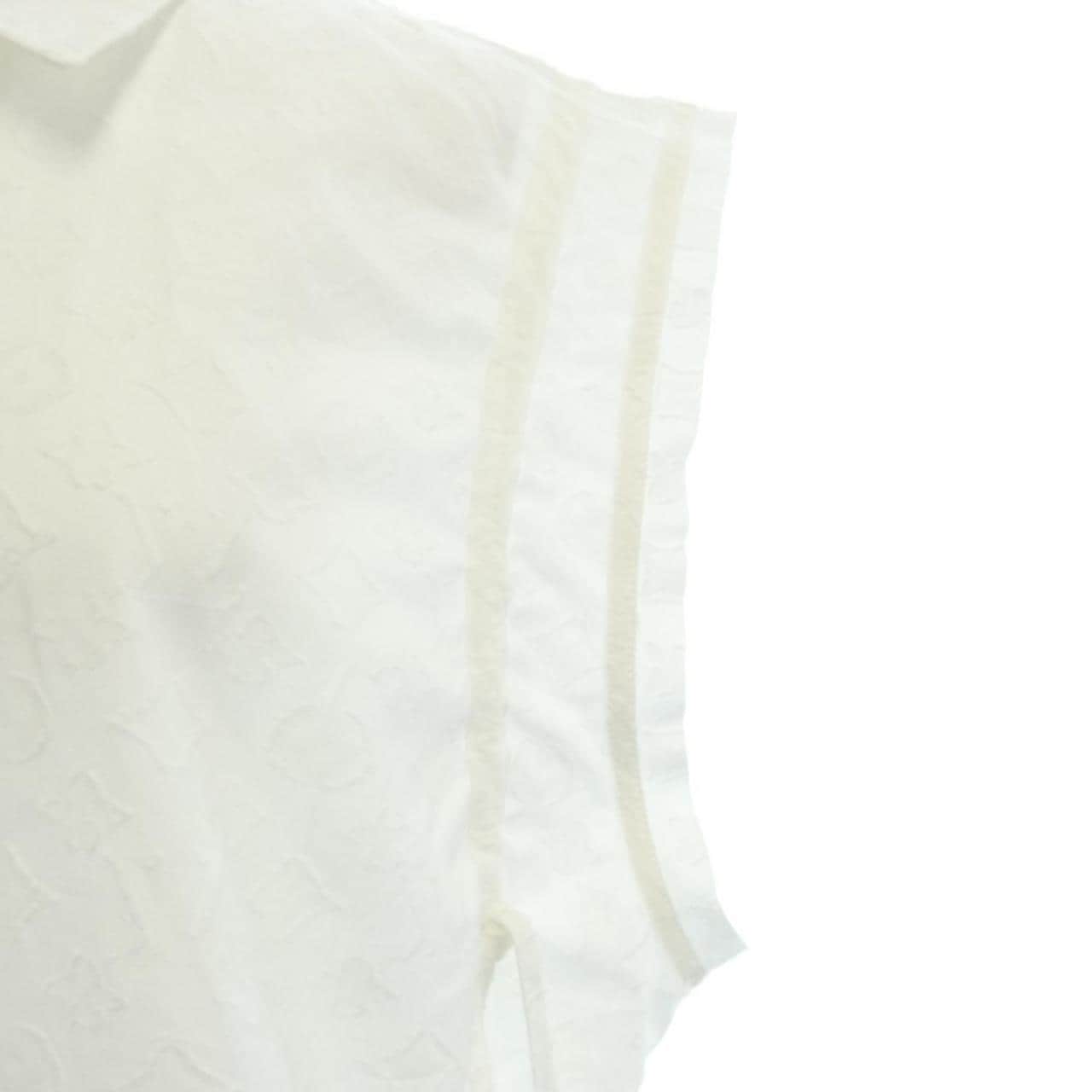 ルイヴィトン LOUIS VUITTON モノグラムレリーフギャザードブラウス FNBL25AQV トップス