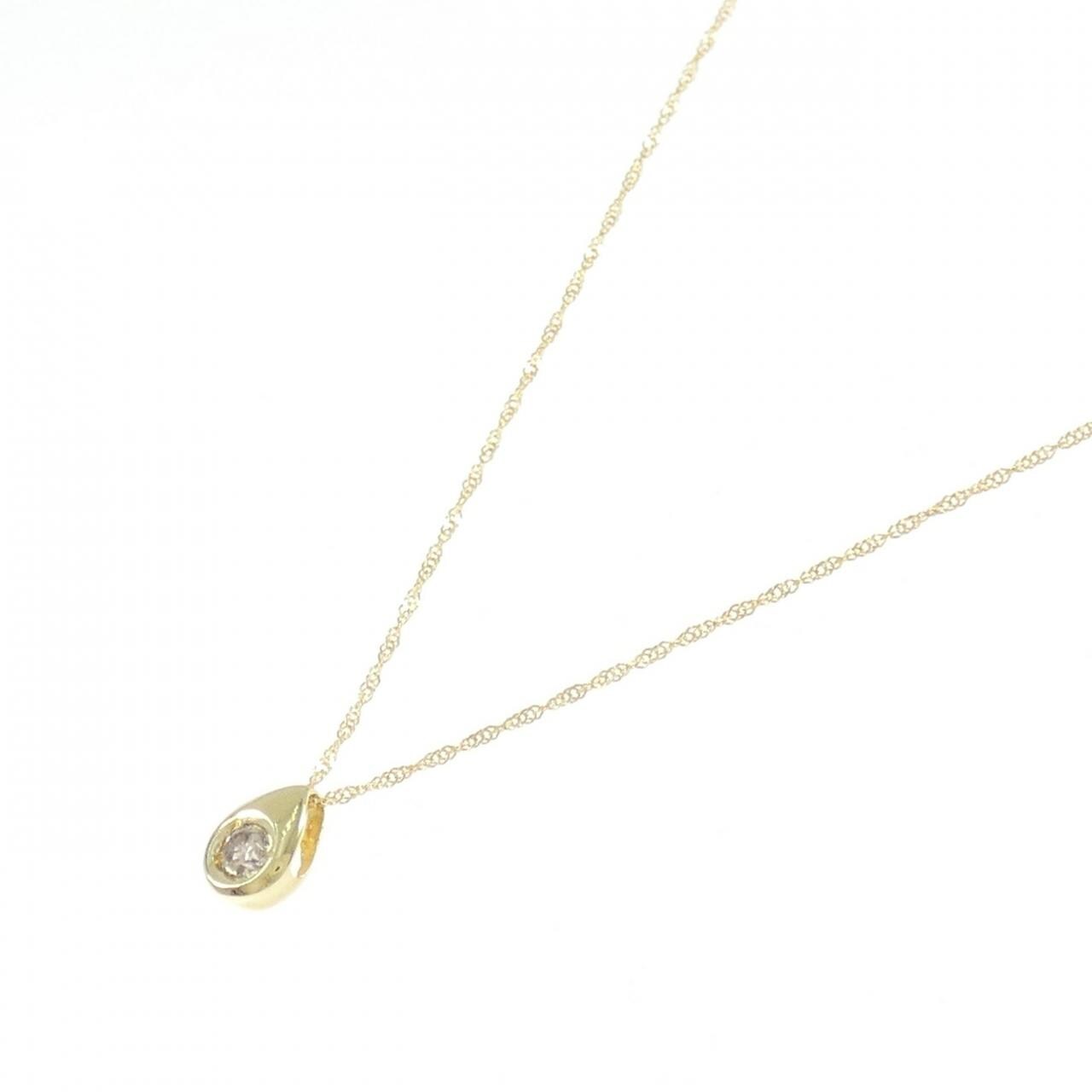 K18YG ダイヤモンド ネックレス 0.20CT