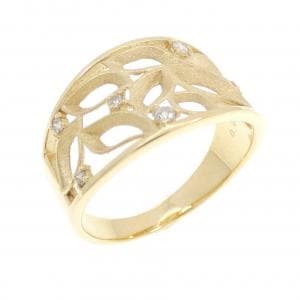 K18YG ダイヤモンド リング 0.06CT