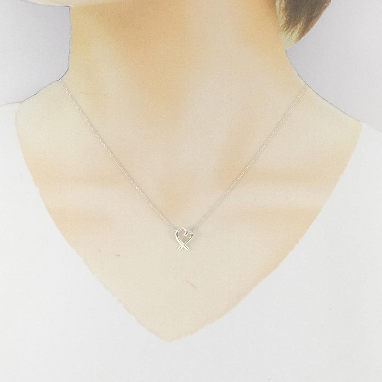 ティファニー ラビングハート ネックレス
