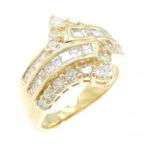 K18YG ダイヤモンド リング 1.50CT
