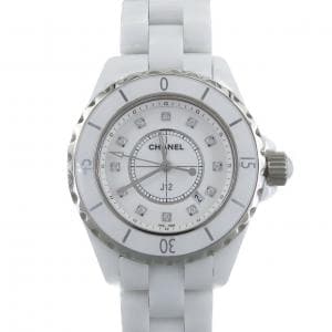 シャネル J12 33mmセラミック･12P H1628 セラミック クォーツ