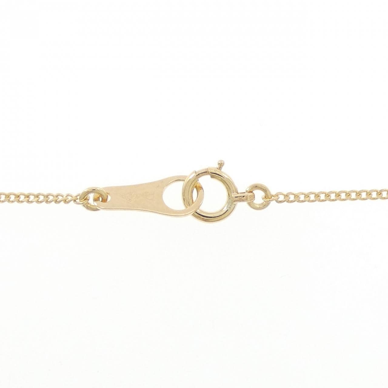 K18YG ソリティア ダイヤモンド ネックレス 0.16CT