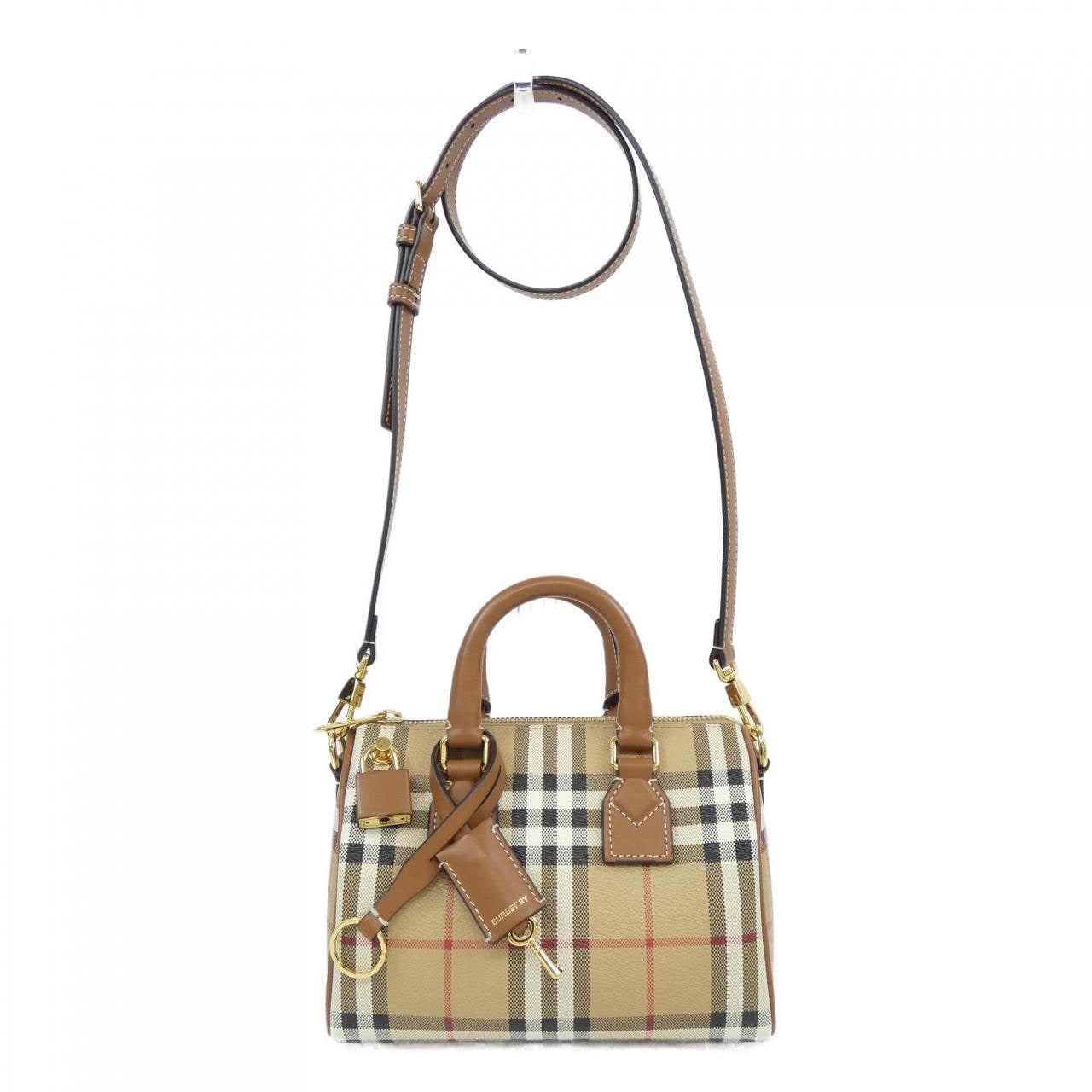 バーバリー BURBERRY BOWLING BAG VINTAGE CHECK 80921301 BAG