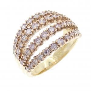 K18/K18PG ピンクダイヤモンド リング 1.00CT