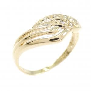 K18YG ダイヤモンド リング 0.03CT