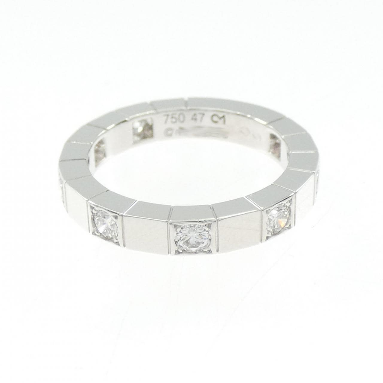 カルティエ ラニエール ハーフダイヤ リング