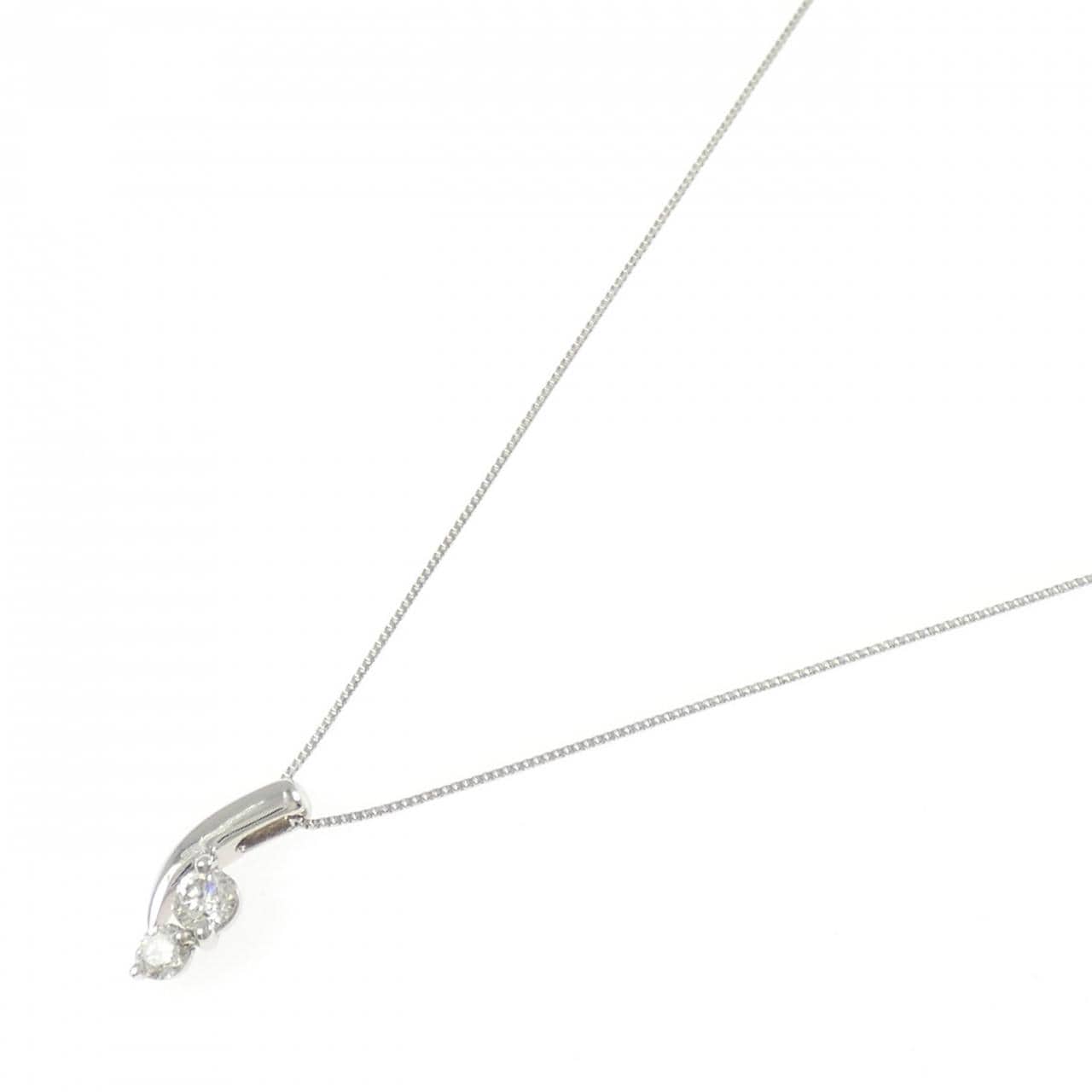 PT900/PT850 ダイヤモンド ネックレス 0.20CT