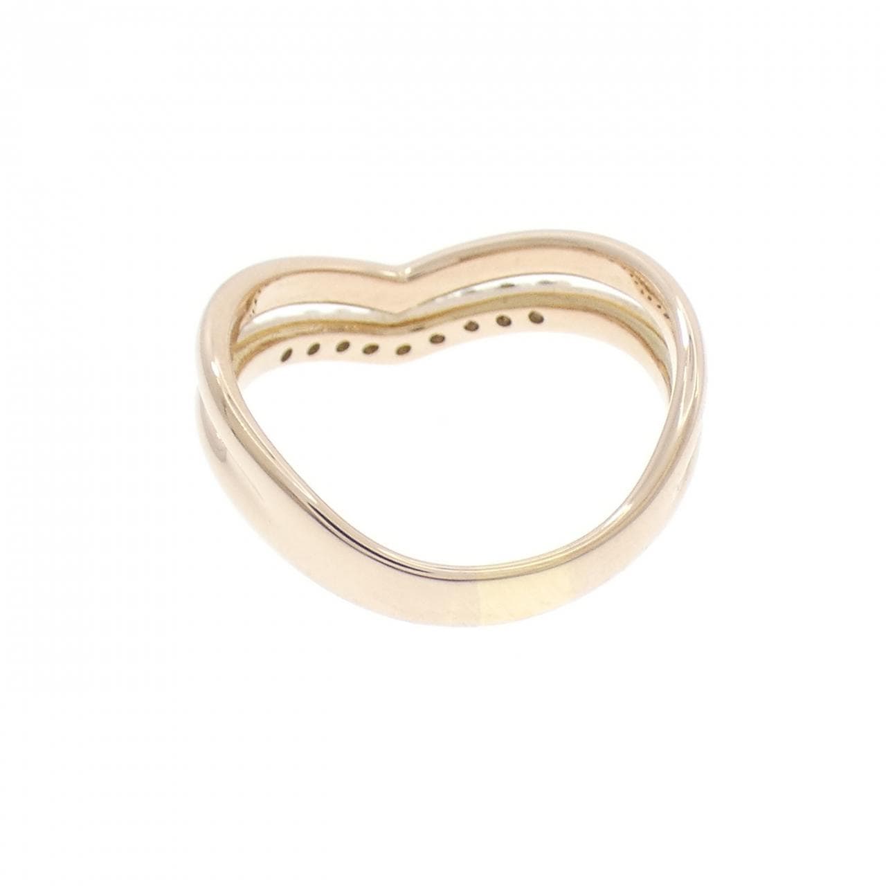 K18PG ダイヤモンド リング 0.09CT