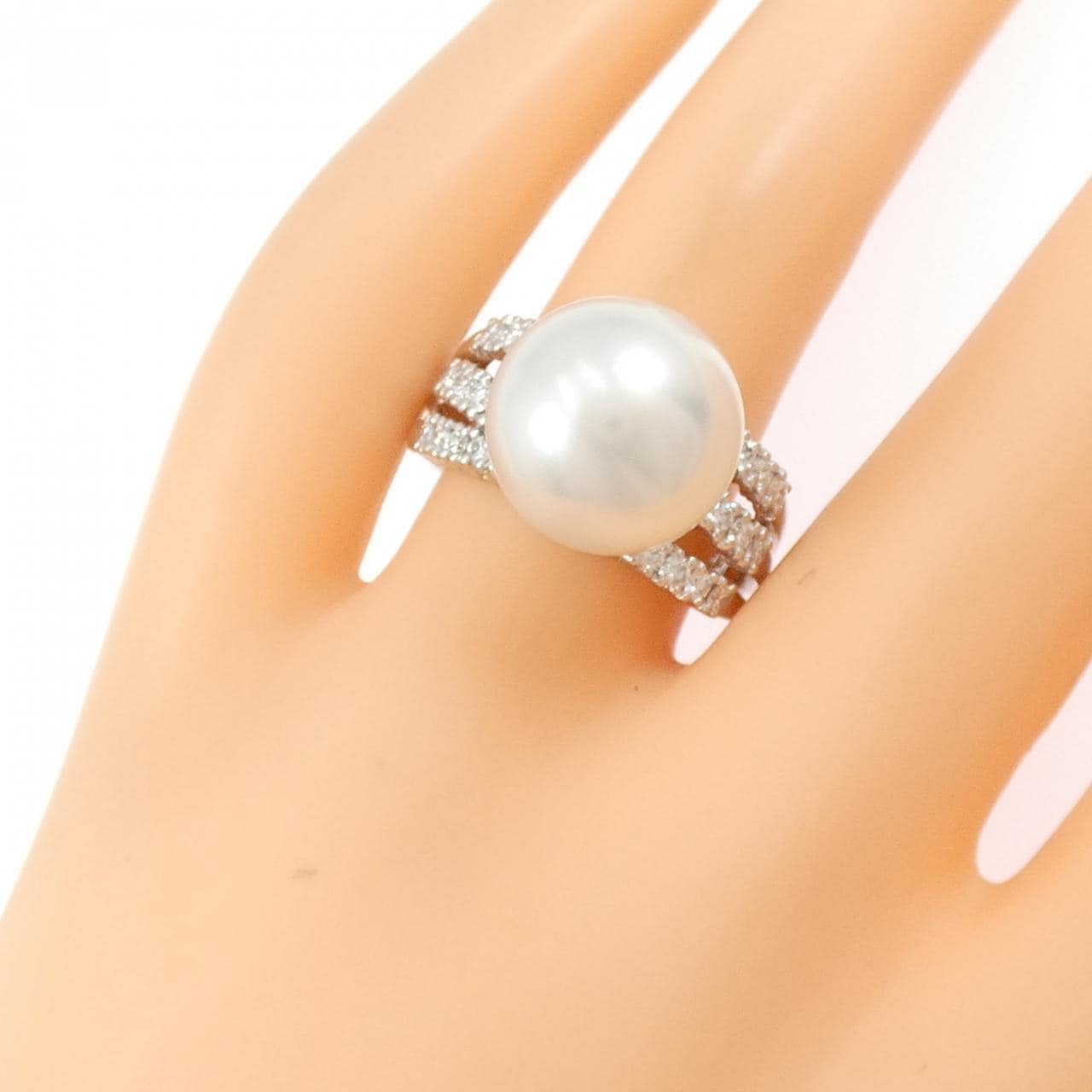 タサキ 白蝶パール リング 12.8mm