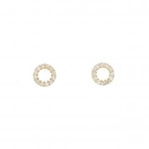 【新品】K18YG ダイヤモンド ピアス 0.20CT