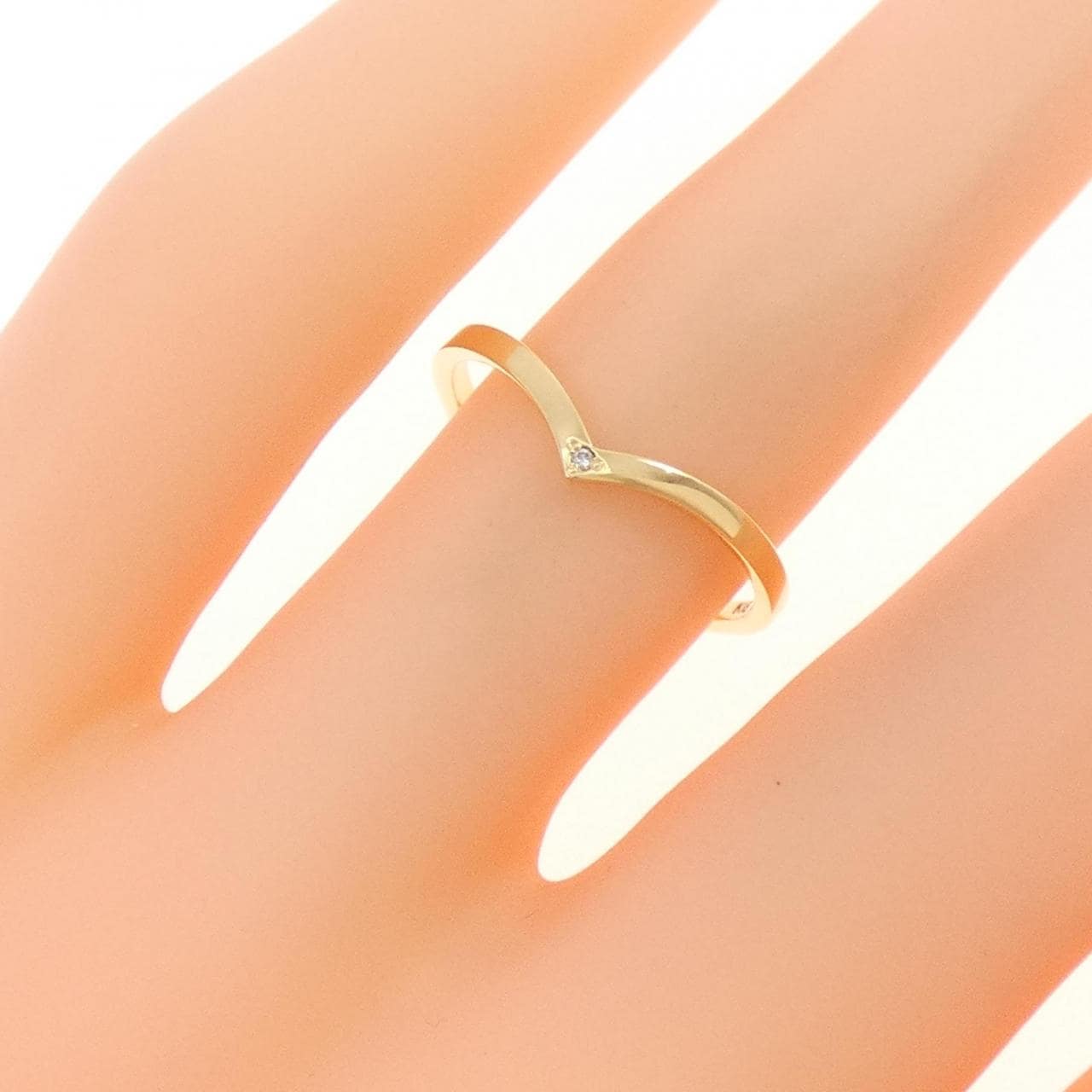 K18YG ダイヤモンド リング 0.01CT