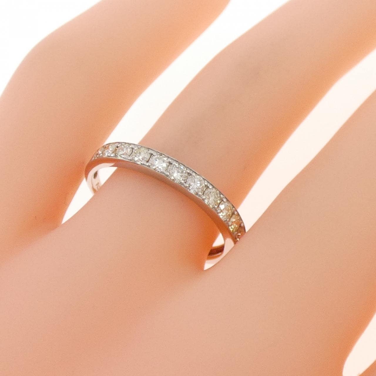 PT900 ハーフエタニティ ダイヤモンド リング 0.50CT