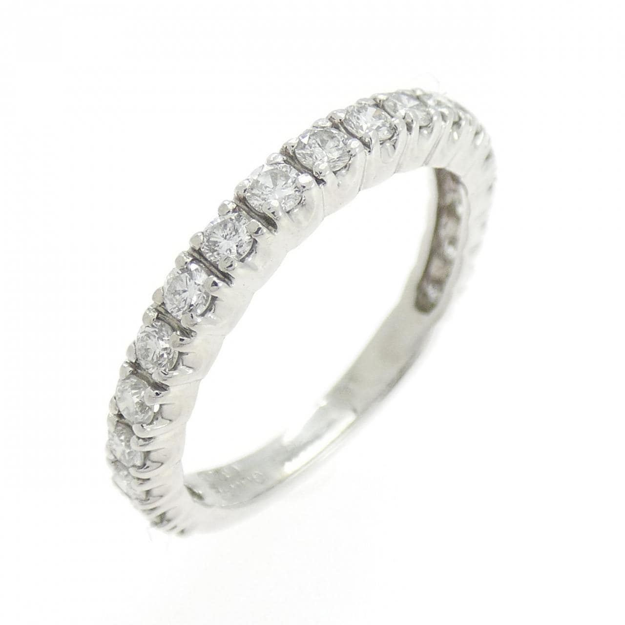 PT900 ハーフエタニティ ダイヤモンド リング 0.50CT
