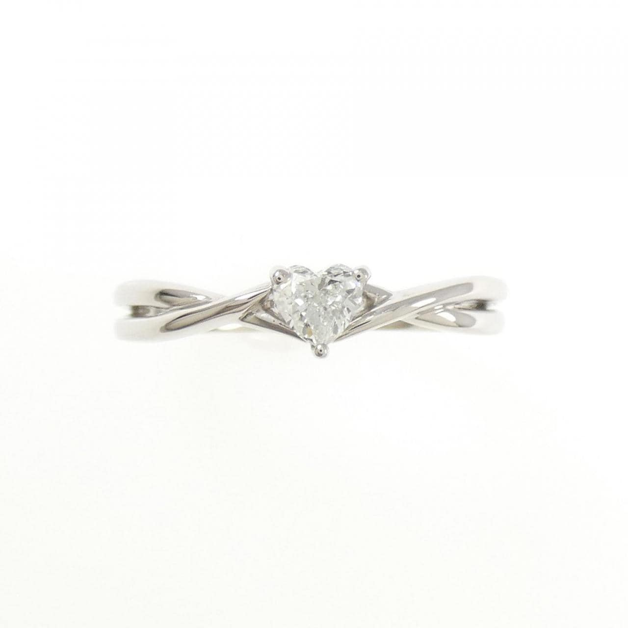 PT950 Heart Diamond Ring 0.20CT