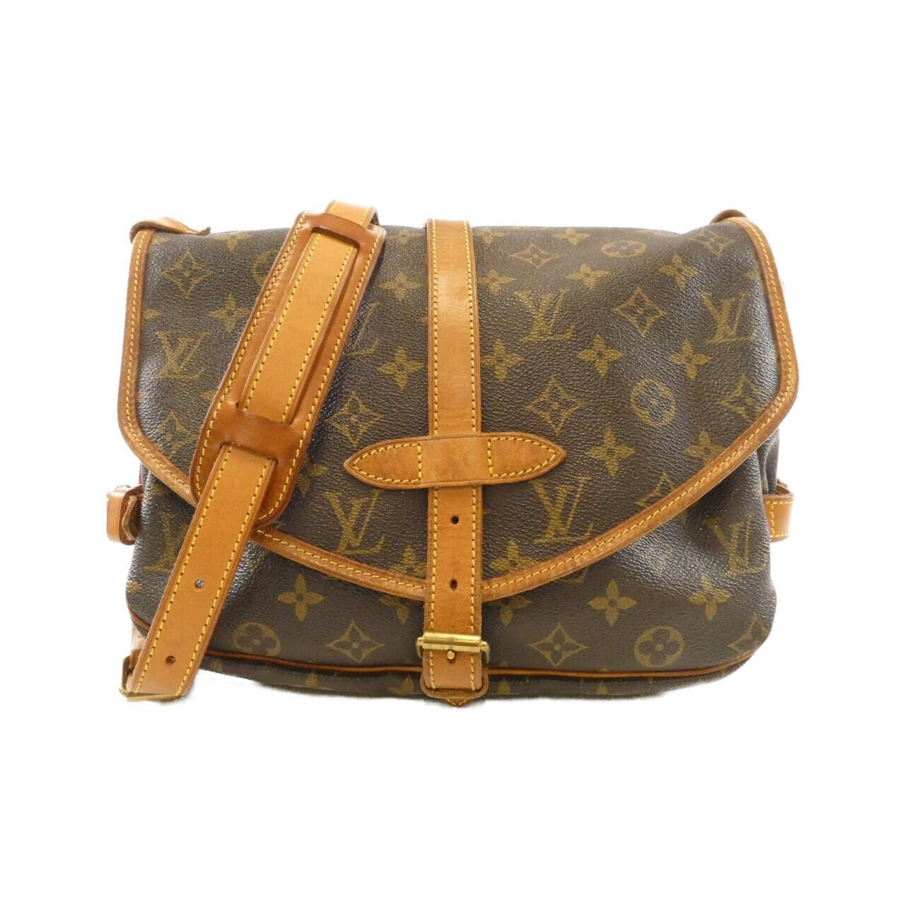 ルイヴィトン モノグラム ソミュール 30cm M42256 ショルダーバッグ