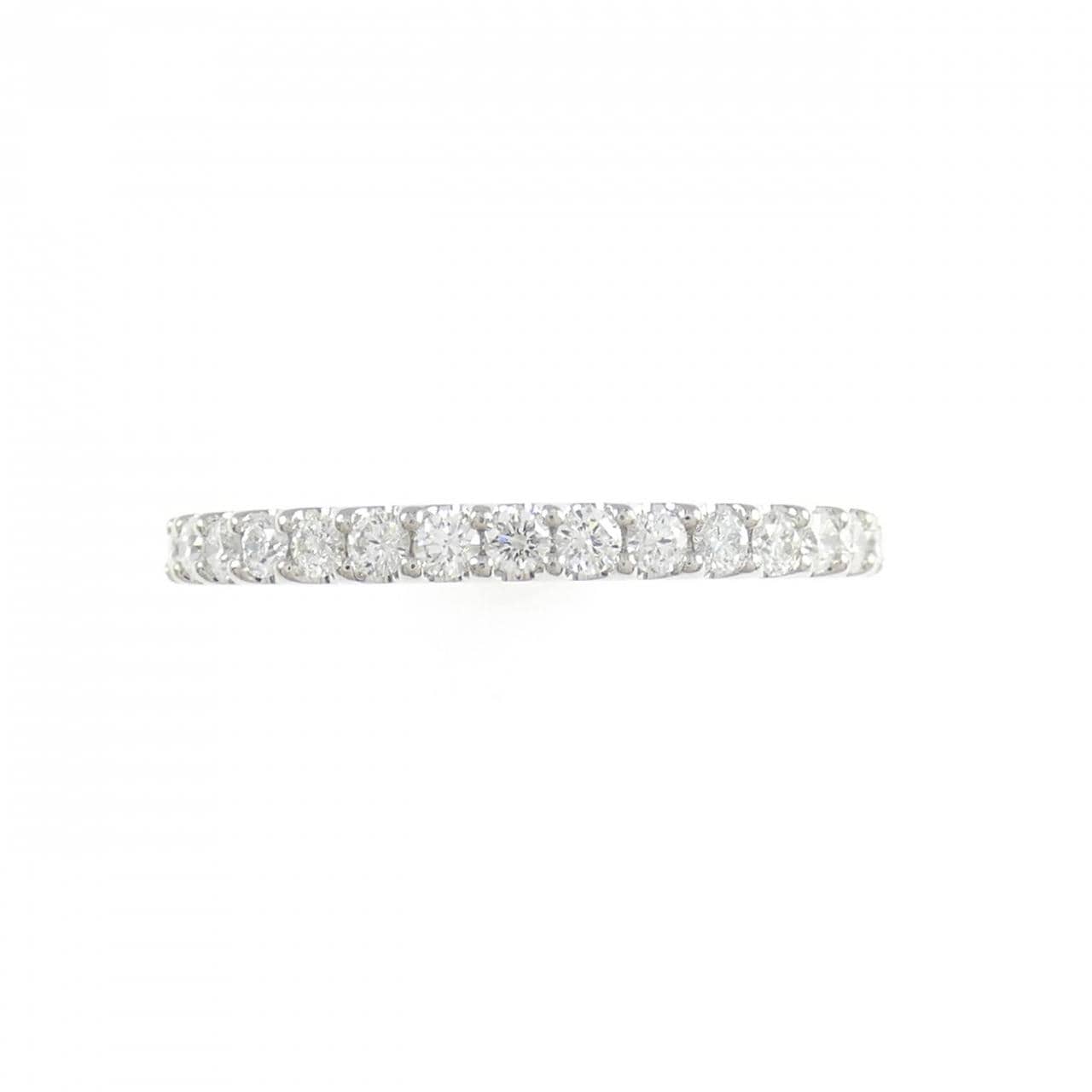 PT950 ハーフエタニティ ダイヤモンド リング 0.30CT