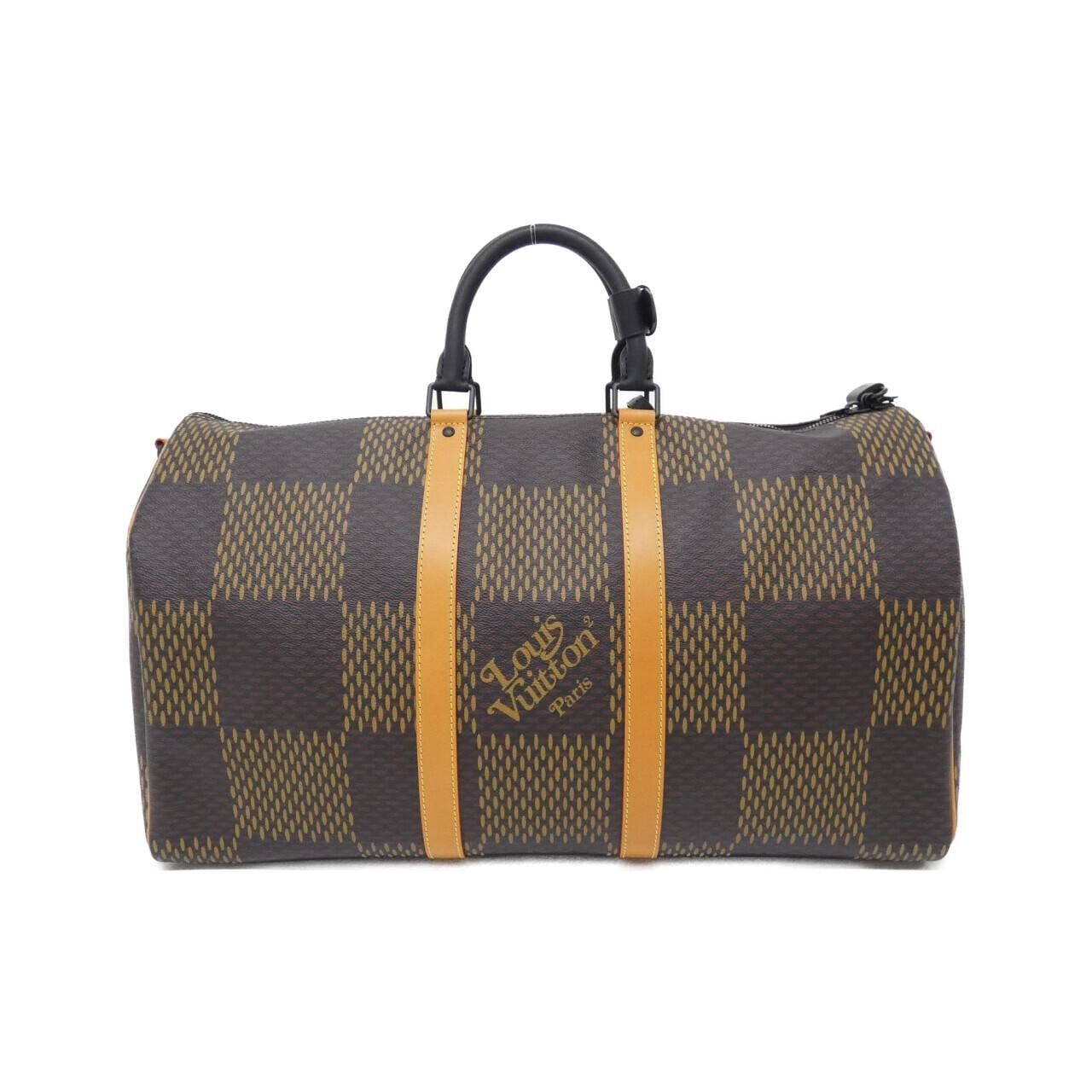 ルイヴィトン ダミエ ジャイアント(LVスクエアード) キーポル バンドリエール 50cm N40360 ボストンバッグ